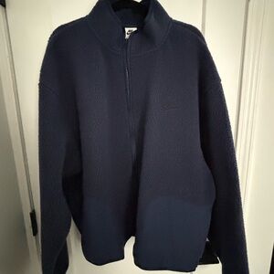 NWT Nike Blue Fleece Zipper Jacket